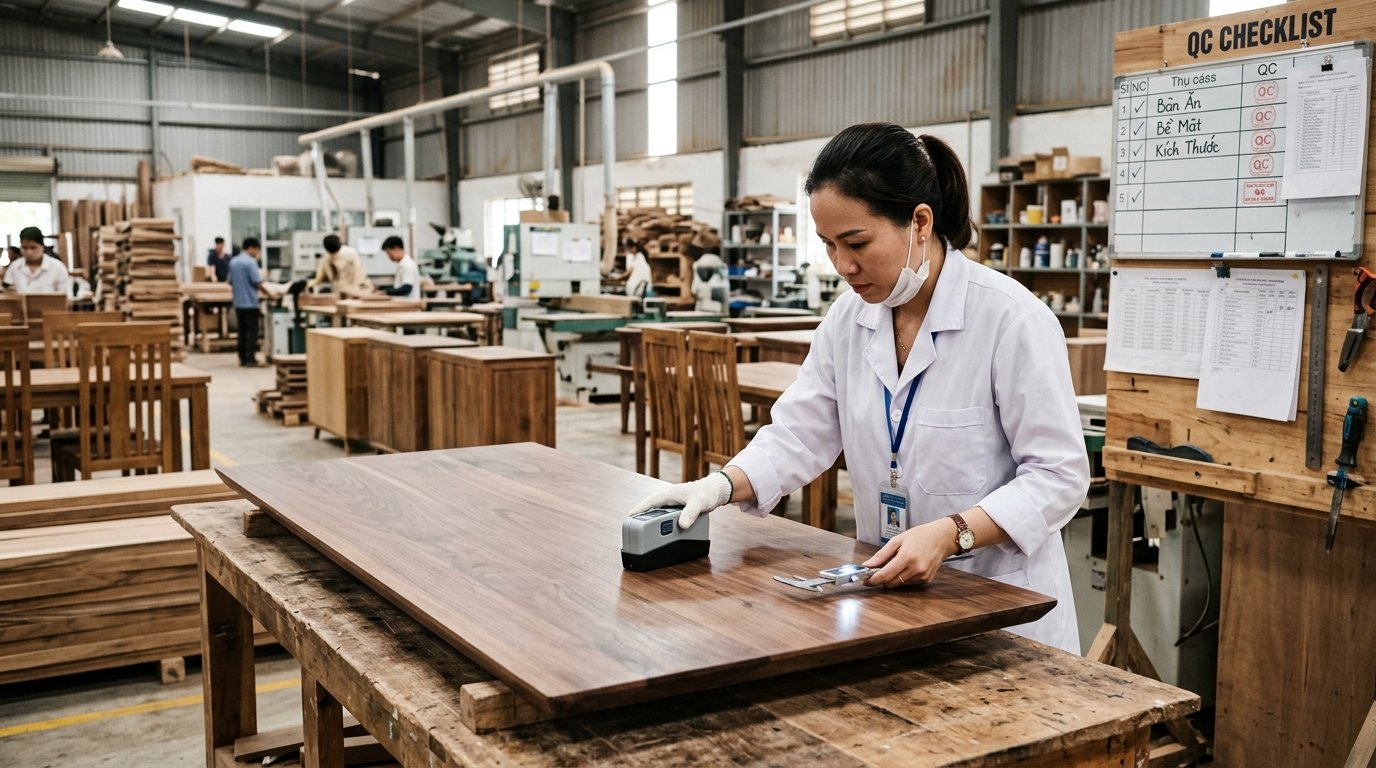 How Vietnamese Furniture Factories Ensure Export Quality