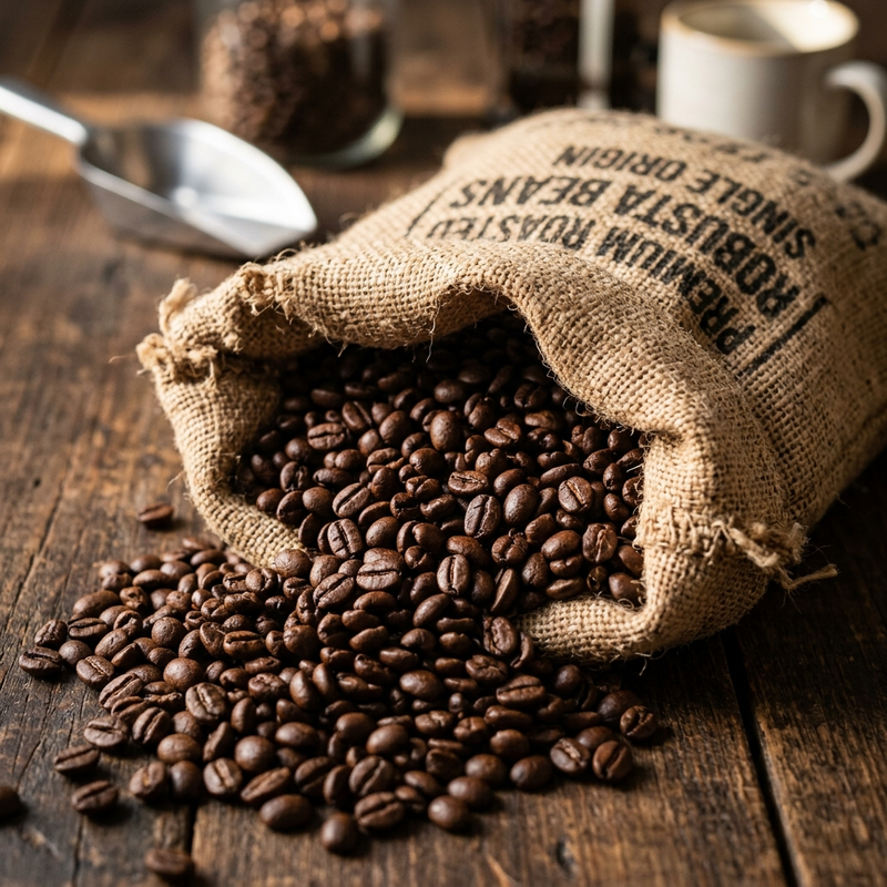 Premium Robusta Coffee Beans